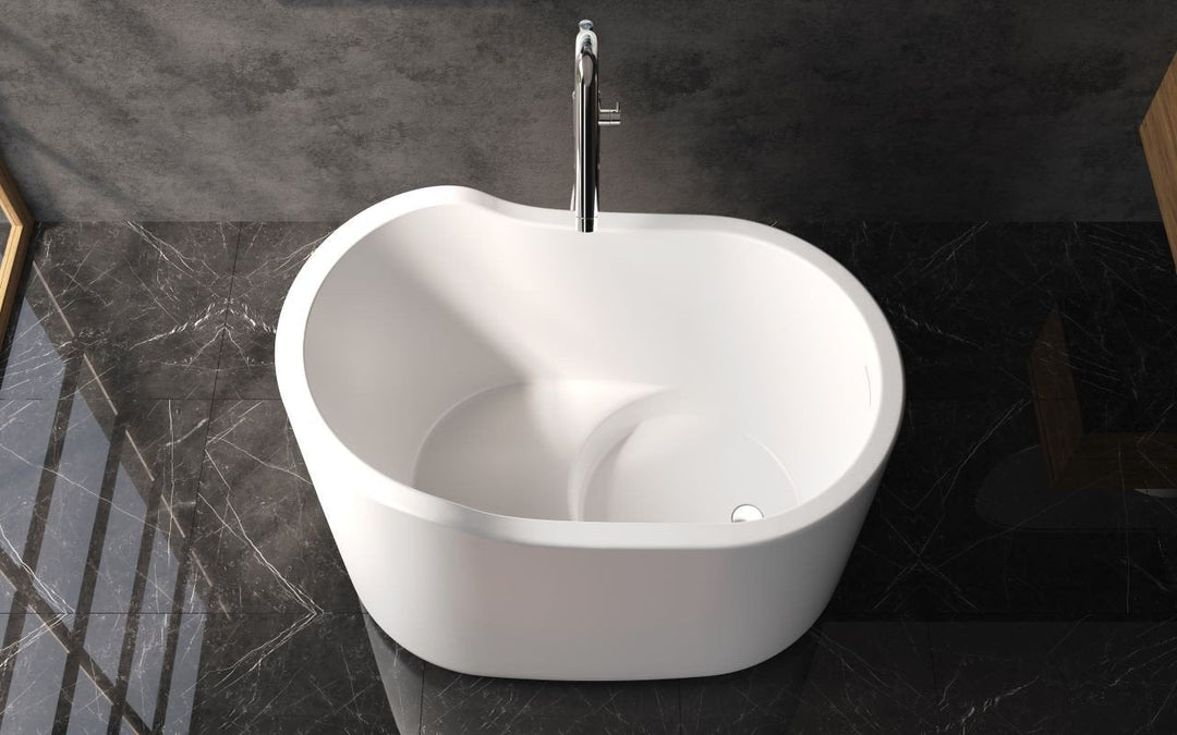 AquateX™ Sleek Sandstone And Concrete Bathtubs Made From Recycled Seashells