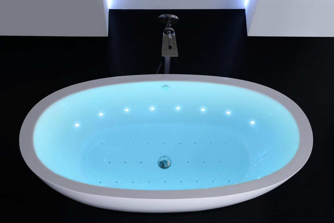 The Very First Freestanding Stone Jetted Bathtub