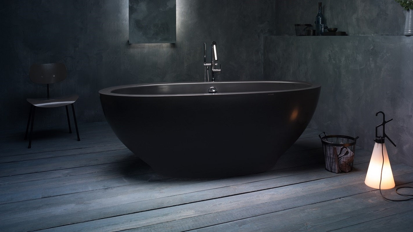 Black Solid Surface Bathtubs