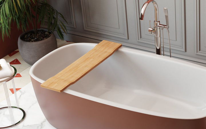 Aquatica Coletta Oxide Red-White Freestanding Bathtub