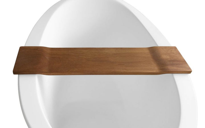 Tidal Waterproof Iroko Wood Bathtub Tray