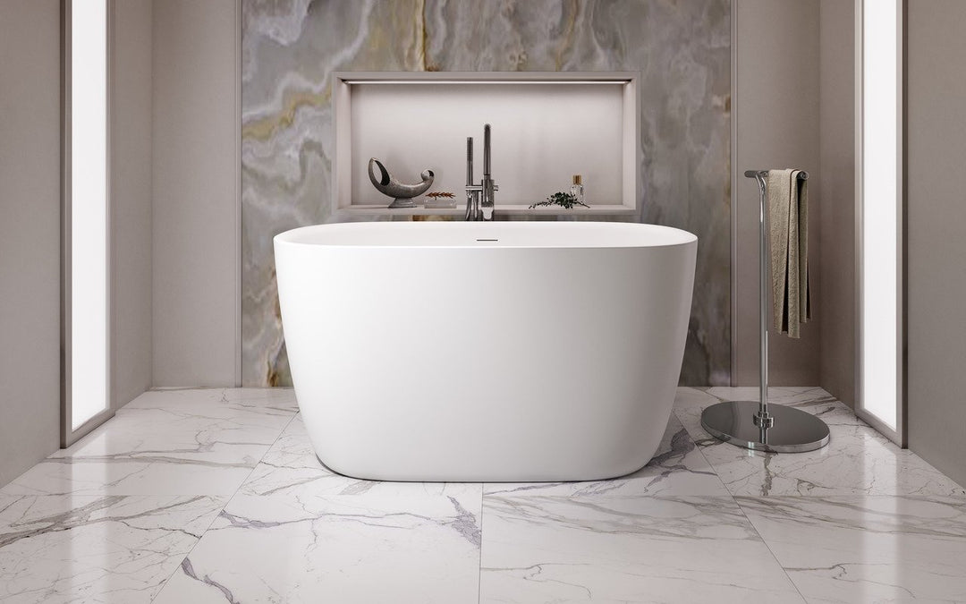 Lullaby 2-Wht Stone Bathtub