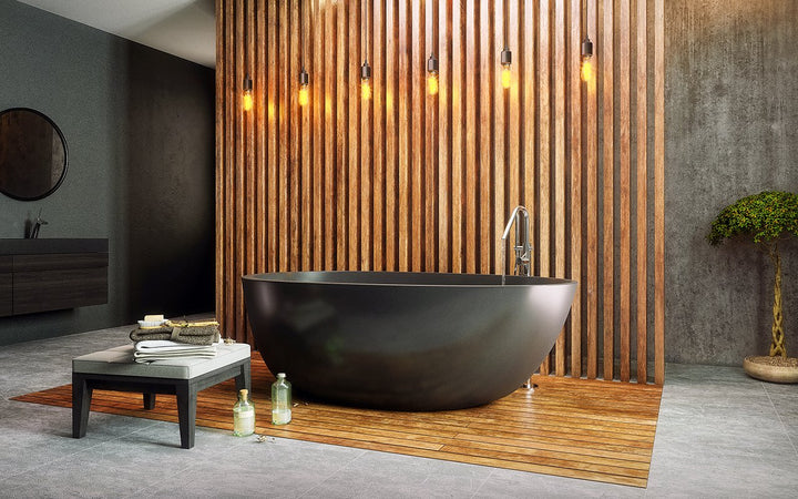 Spoon 2 Black Stone Bathtub