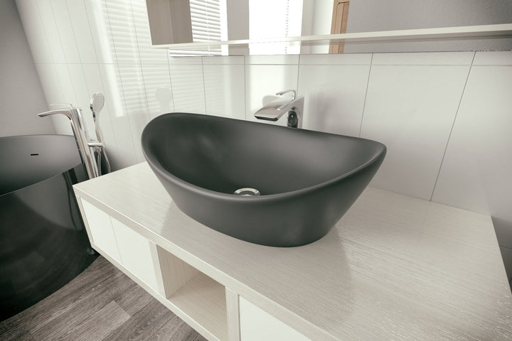 Luna Black Vessel Sink