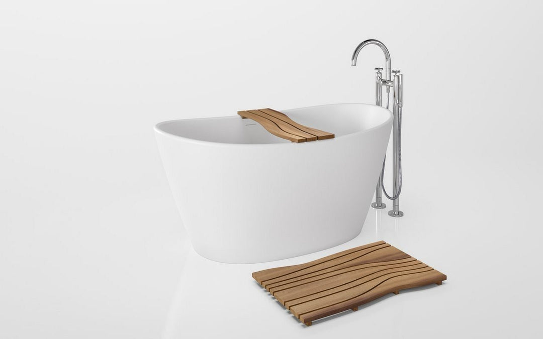 Luna Wht-Matte Stone Bathtub (PureScape 748)