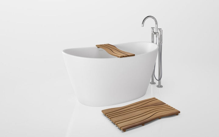 Luna Wht-Matte Stone Bathtub (PureScape 748)