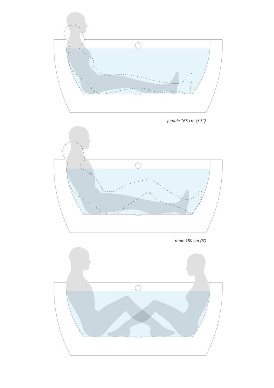 Pamela-Wht Freestanding Acrylic Bathtub