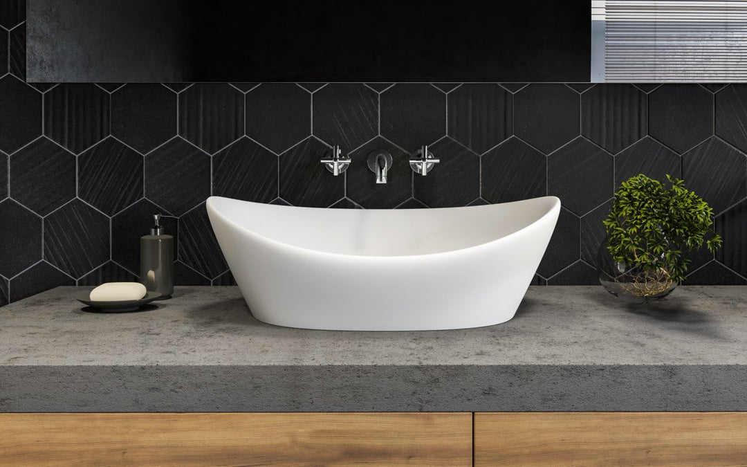 Luna White Vessel Sink