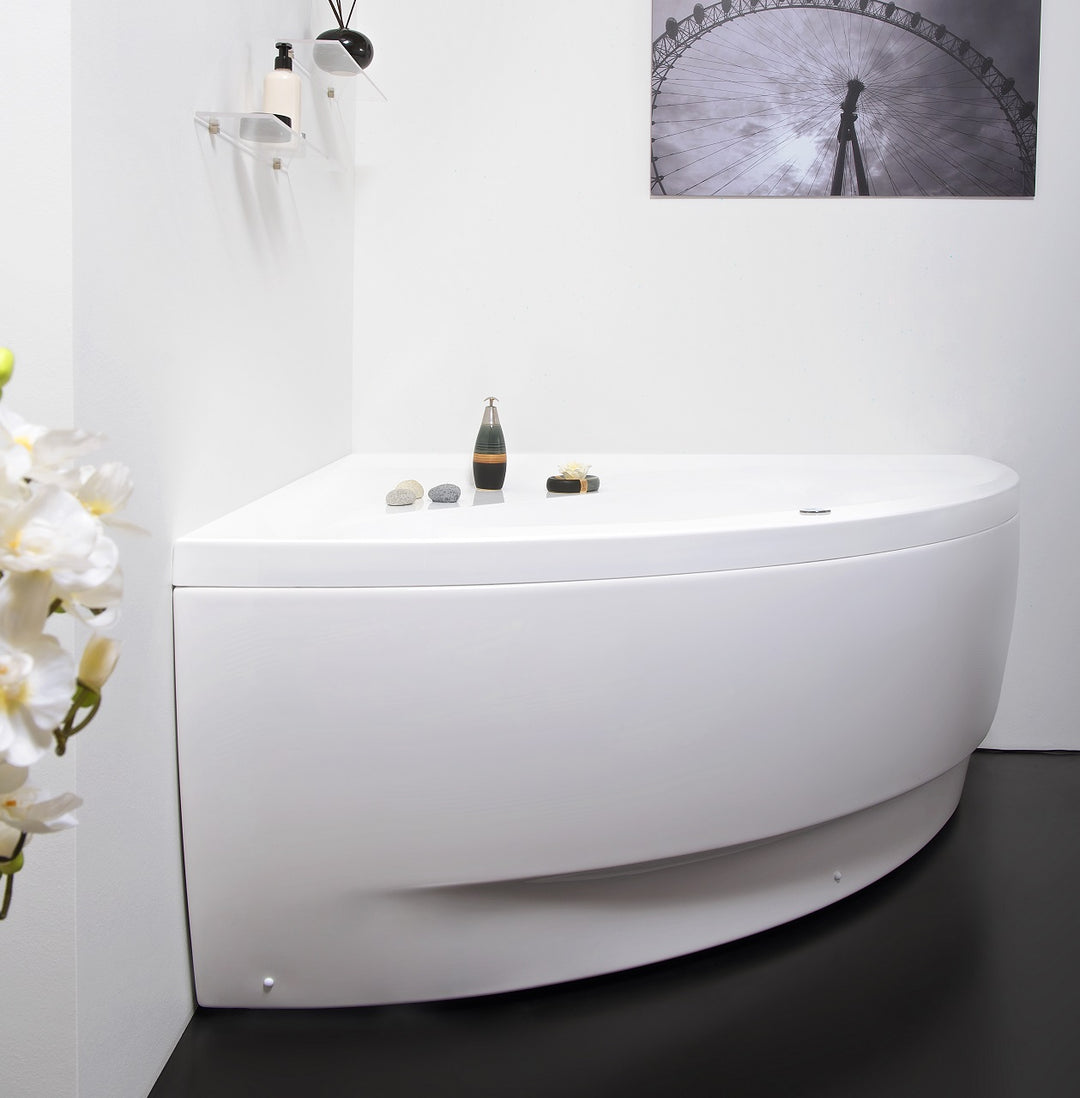 Olivia-B-Wht-Relax Acrylic Air-Massage Bathtub