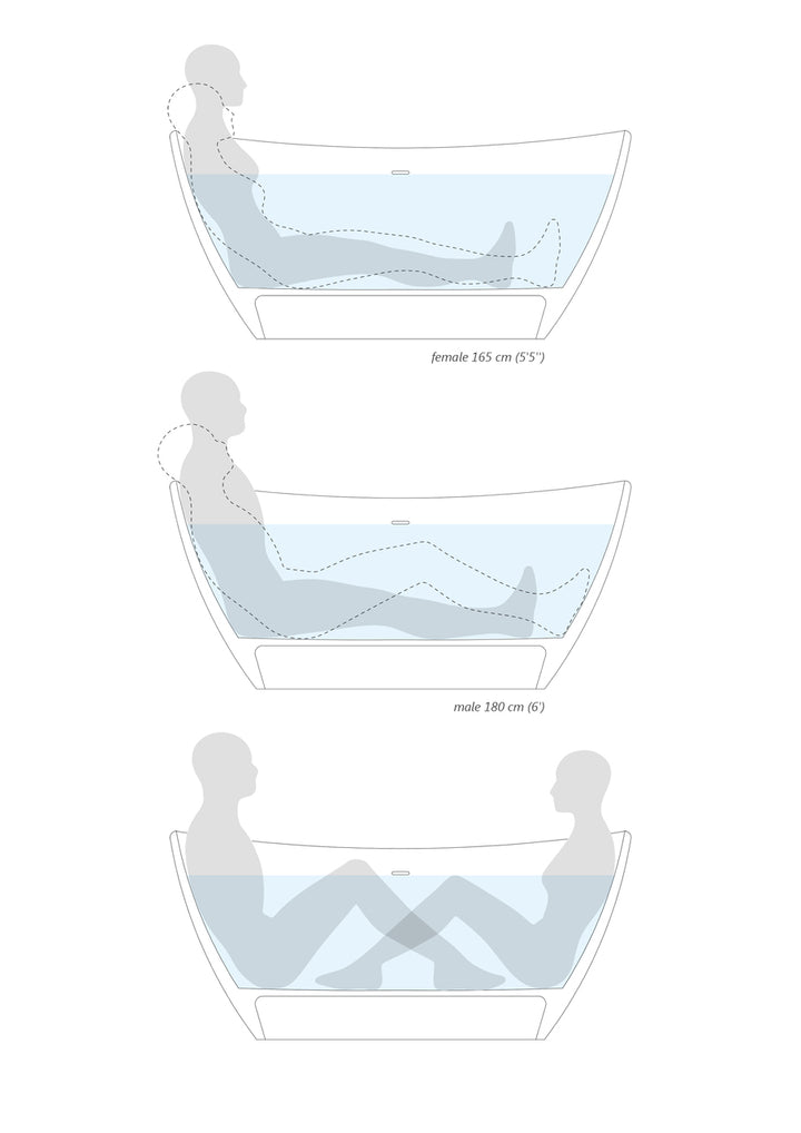 Luna Wht-Matte Stone Bathtub (PureScape 748)