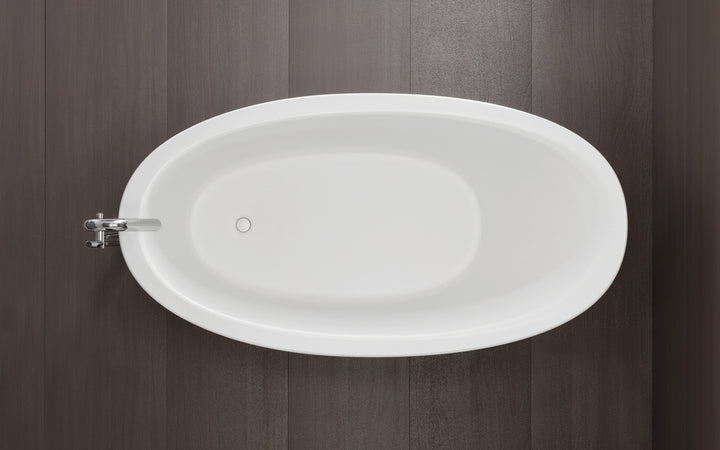 Emmanuelle 2 Blck-Wht Freestanding AquateX Bathtub