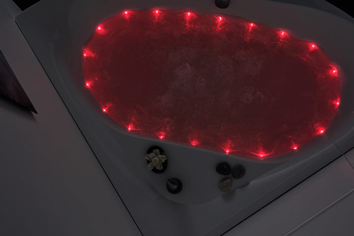 Olivia-B-Wht-Relax Acrylic Air-Massage Bathtub