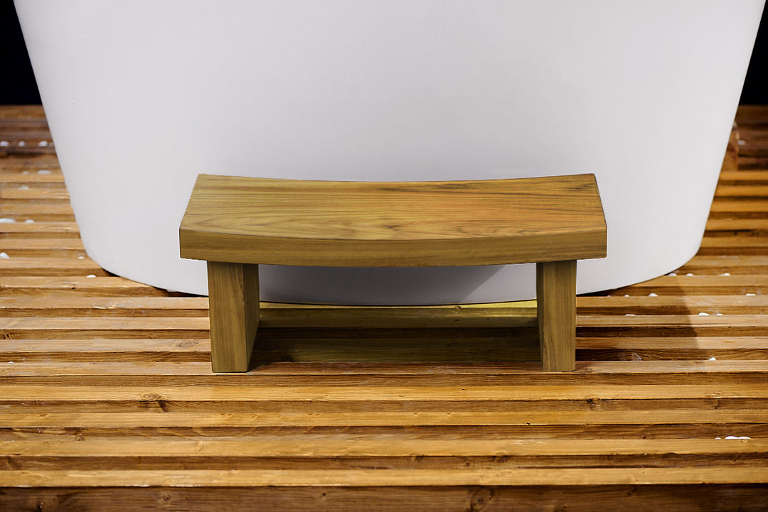 True Ofuro Teak Step