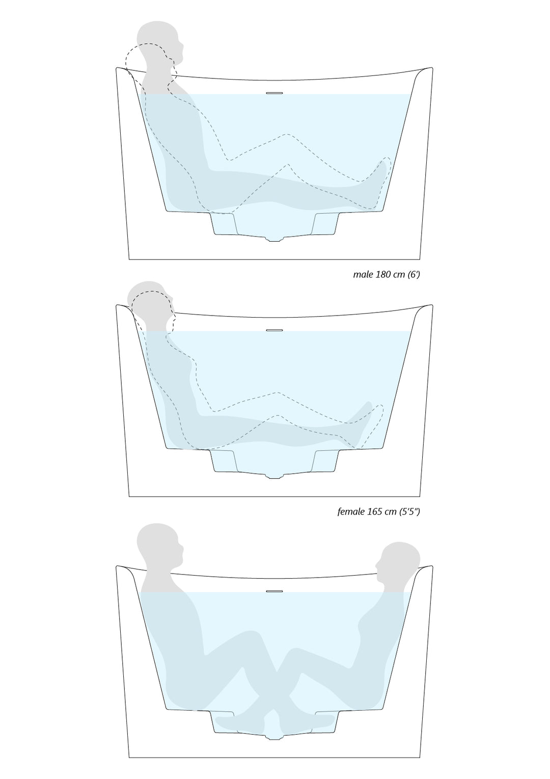 True Ofuro Duo Wooden Bathtub