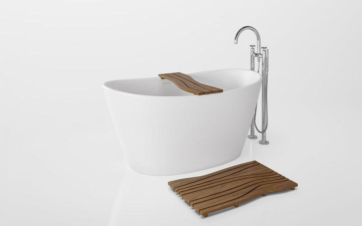 Luna Wht-Matte Stone Bathtub (PureScape 748)