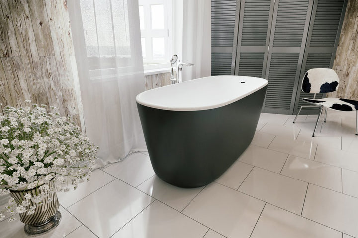 Lullaby Mini-Blck-Wht Bathtub