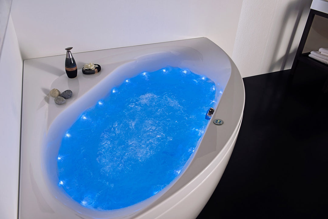 Olivia-B-Wht-Relax Acrylic Air-Massage Bathtub