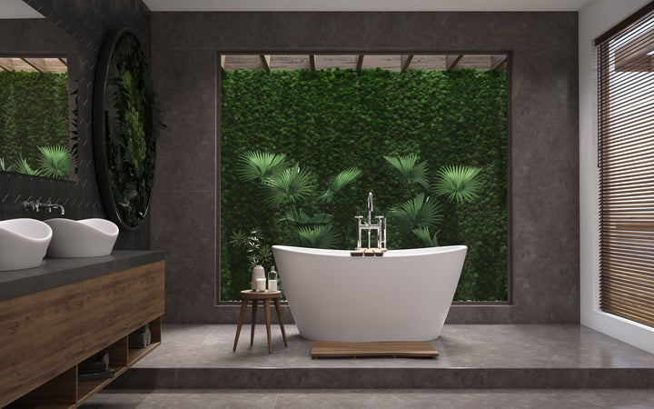 Luna Wht-Matte Stone Bathtub (PureScape 748)