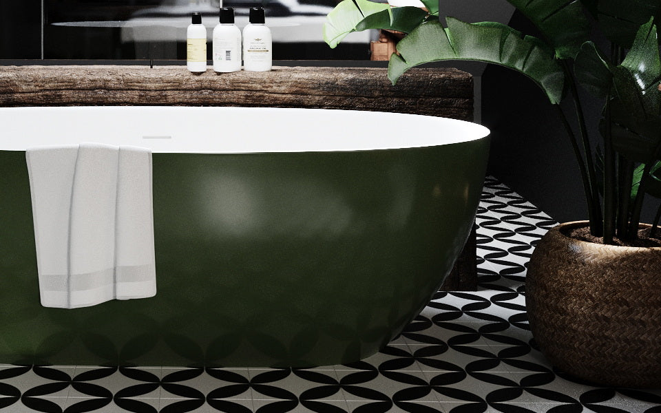 Aquatica AquateX™ Wht-Moss Green Material Sample