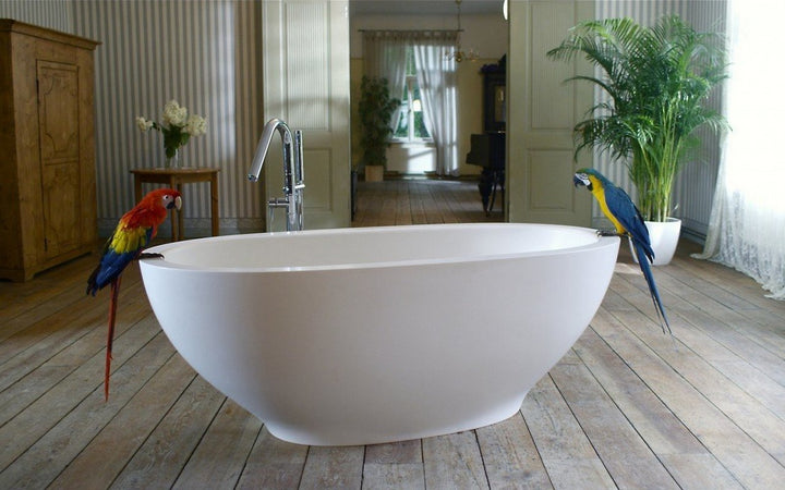 Karolina 2 Wht-Matte Stone Bathtub