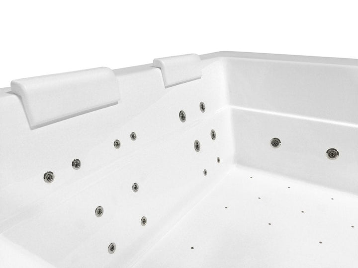 Comfort White Bath Headrest