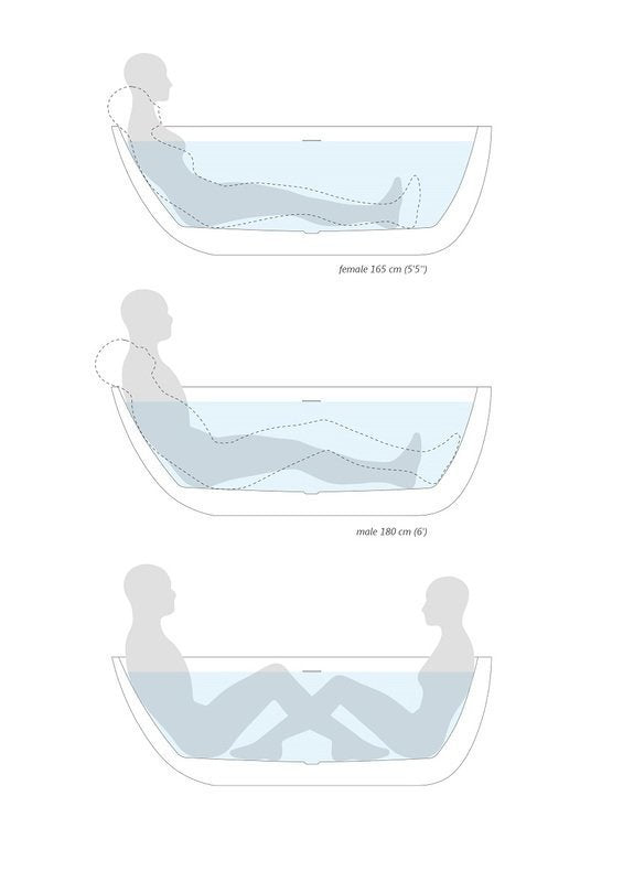 Spoon 2 Black Stone Bathtub