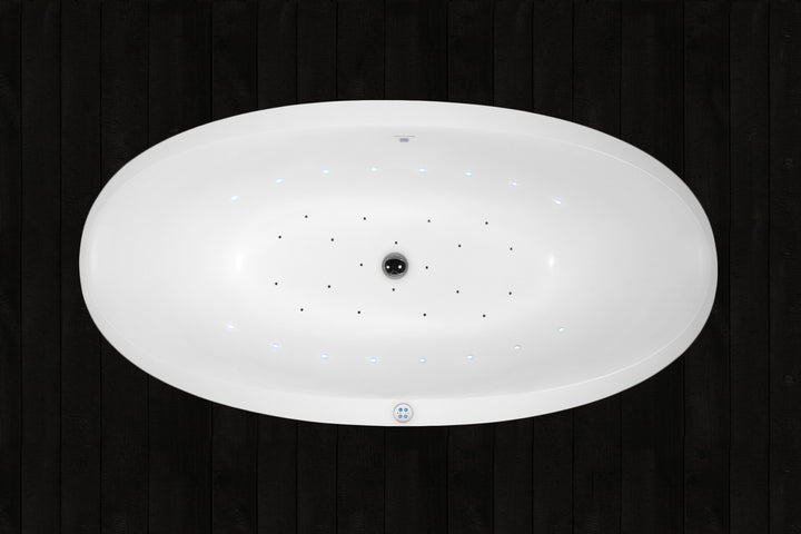 Sensuality-Mini-F-Blck-Wht Relax Stone Bathtub