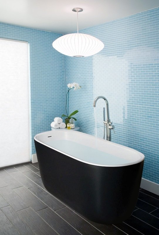 Lullaby Mini-Blck-Wht Bathtub