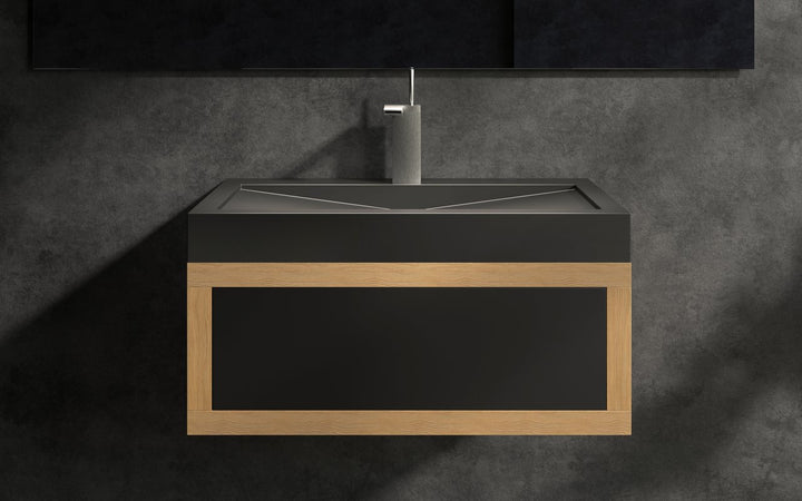 Millennium-90 Black Stone Sink