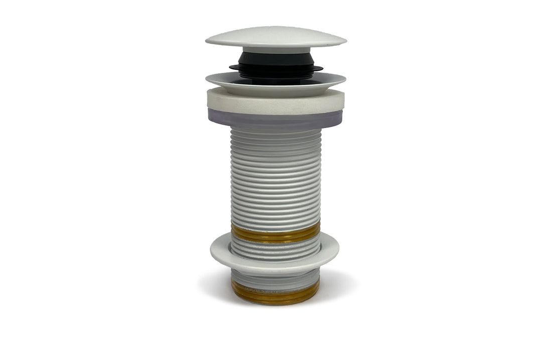 Euroclicker 3 L sink drain (Matte White) BV-523-045