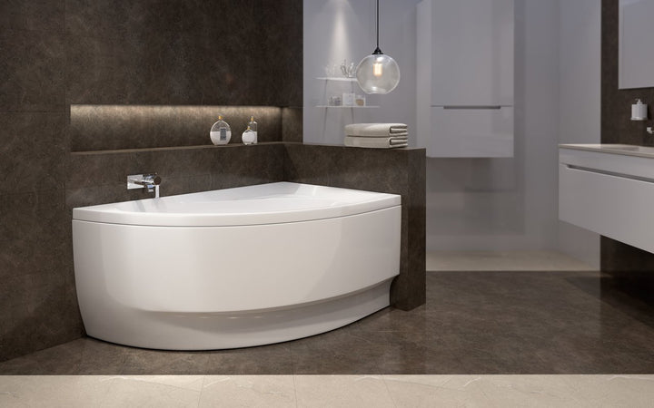 Idea-L-Wht Freestanding Acrylic Bathtub