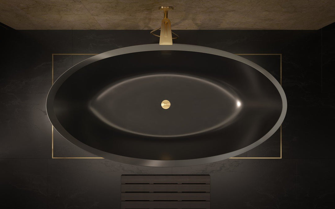 Illusion-Blck Stone Bathtub