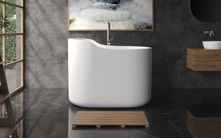 True Ofuro Nano Freestanding Soaker Bathtub