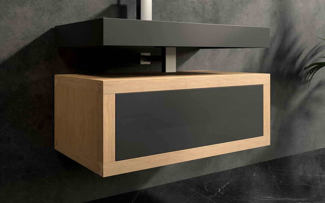 Millennium-90 Black Stone Sink