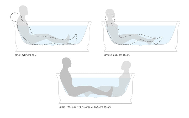 Aquatica Aphrodite-White Freestanding Solid Surface Bathtub