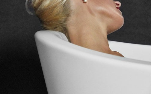 Lillian Mini-Wht Freestanding DurateX Bathtub Gloss