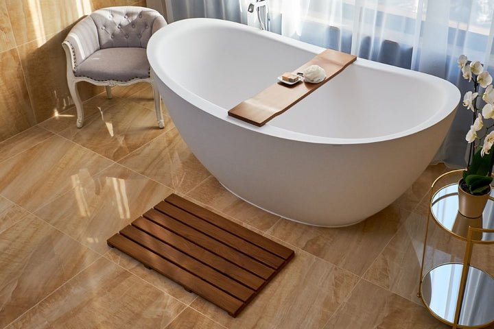 Universal Waterproof Floor Mat - American Walnut
