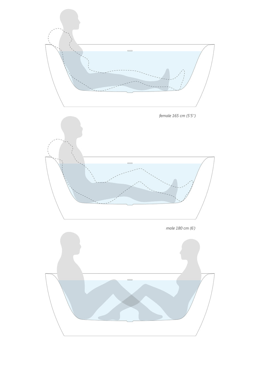 Sensuality-Wht Stone Bathtub