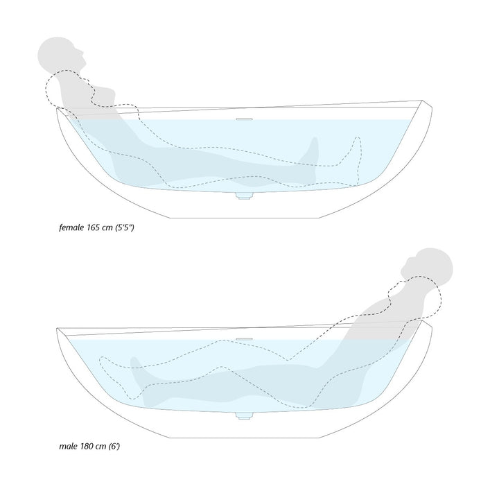 Illusion-Blck Stone Bathtub