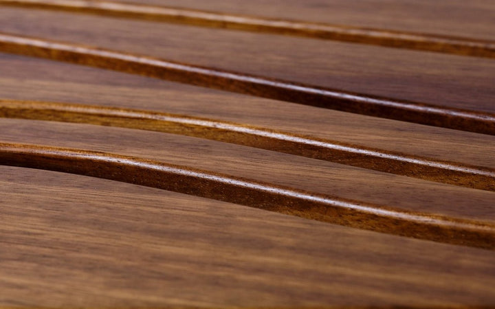 Onde-S Waterproof Iroko Wood Bathtub Tray