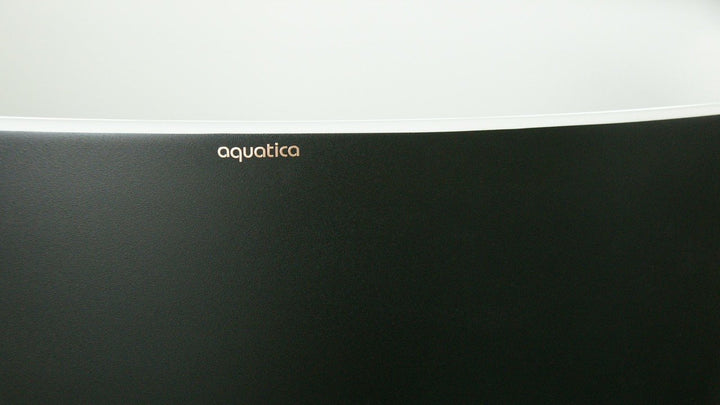 True Ofuro Mini Blck-Wht Solid Surface Bathtub