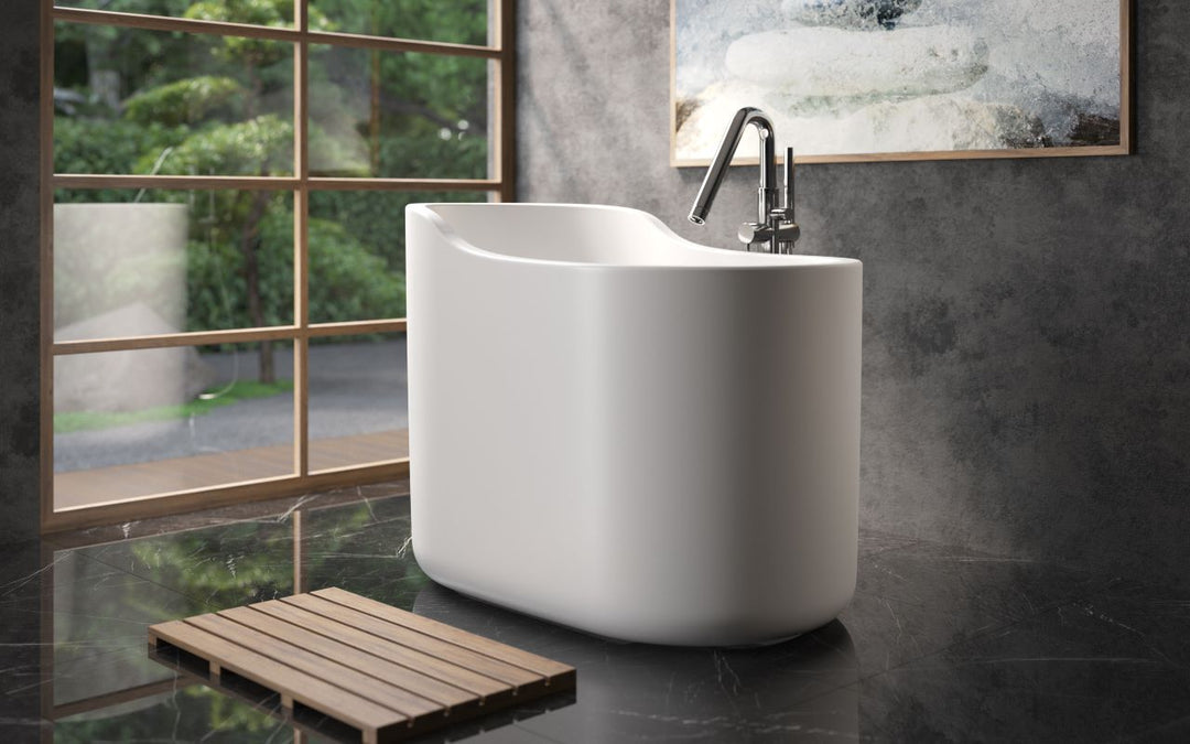 True Ofuro Nano Freestanding Soaker Bathtub