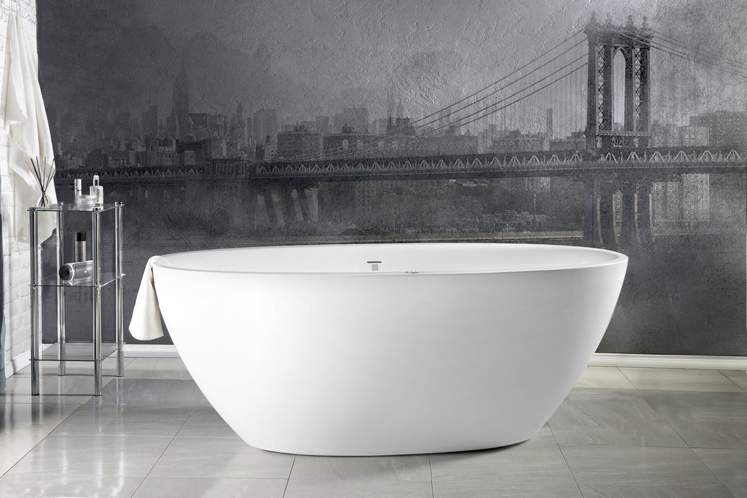 Sensuality-Mini-F-Wht Relax Stone Bathtub