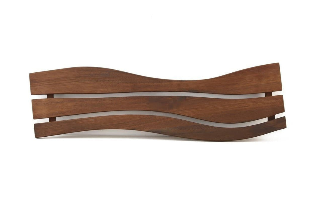Onde-S Waterproof Iroko Wood Bathtub Tray