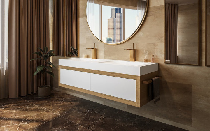 Millennium-150 White Stone Sink