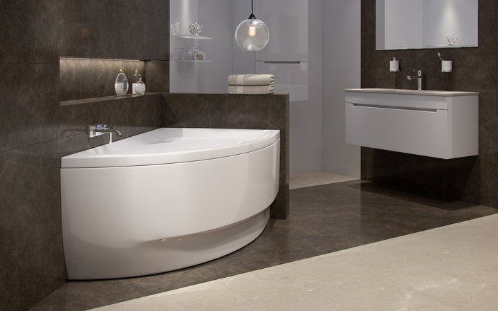 Idea-L-Wht Freestanding Acrylic Bathtub