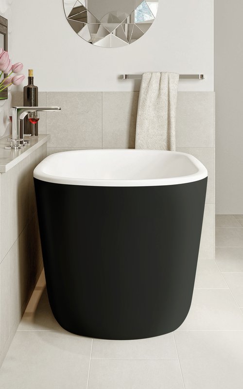 Lullaby Nano-Blck-Wht Bathtub