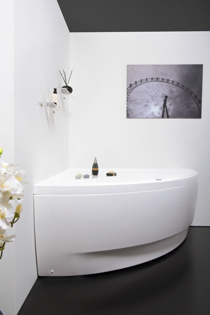 Olivia-B-Wht-Relax Acrylic Air-Massage Bathtub