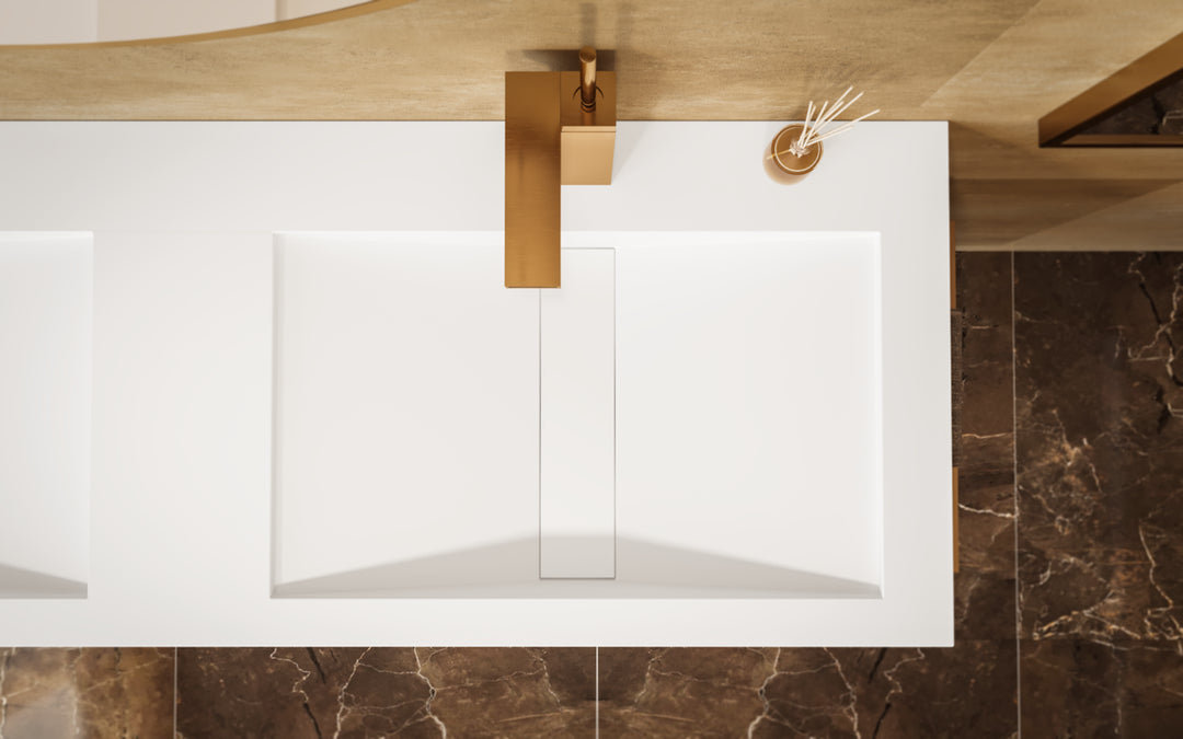 Millennium-150 White Stone Sink