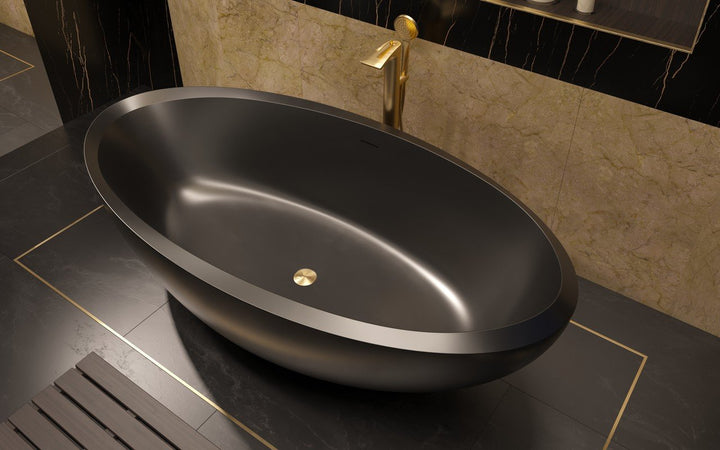 Illusion-Blck Stone Bathtub